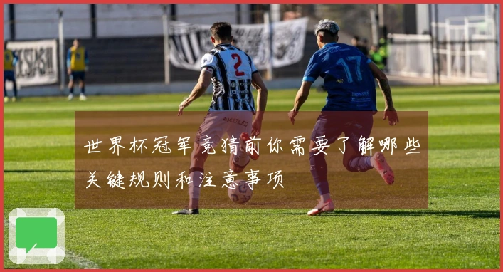 世界杯冠军竞猜前你需要了解哪些关键规则和注意事项